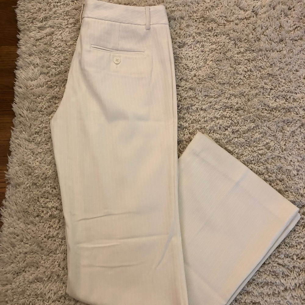 Express, Winter White pin stripe Dress Slacks!